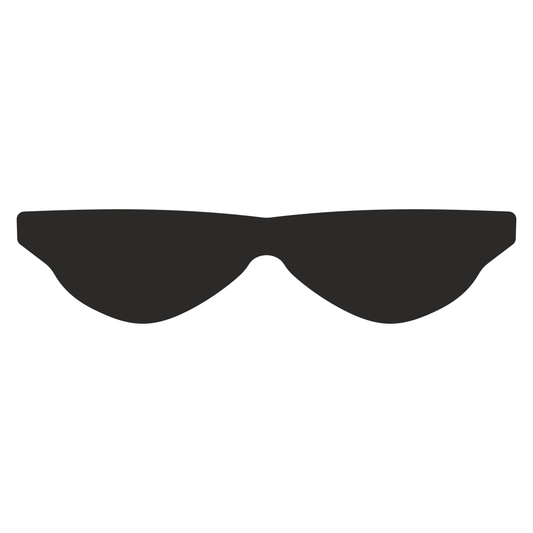 Stylish sunglasses silhouette for creative cutting projects