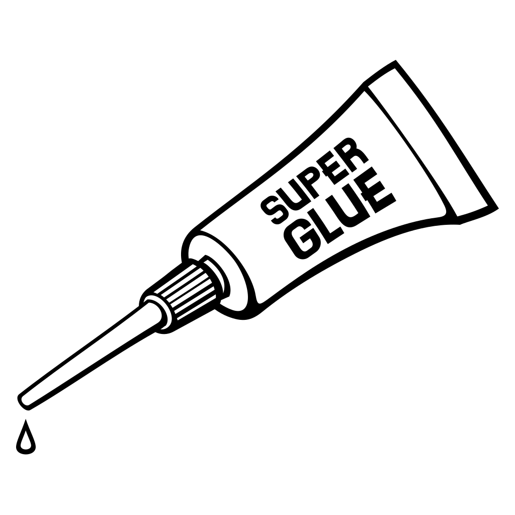Enhance your crafting with versatile super glue vector designs
