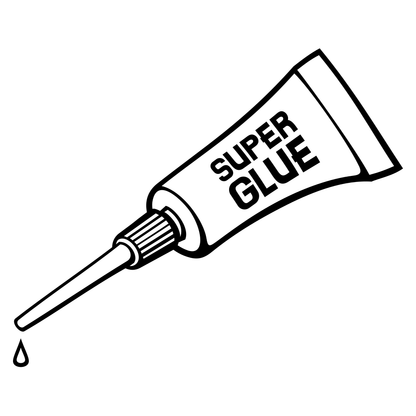 Enhance your crafting with versatile super glue vector designs