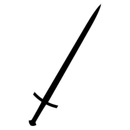 Creative sword design for cutting machines in vector format