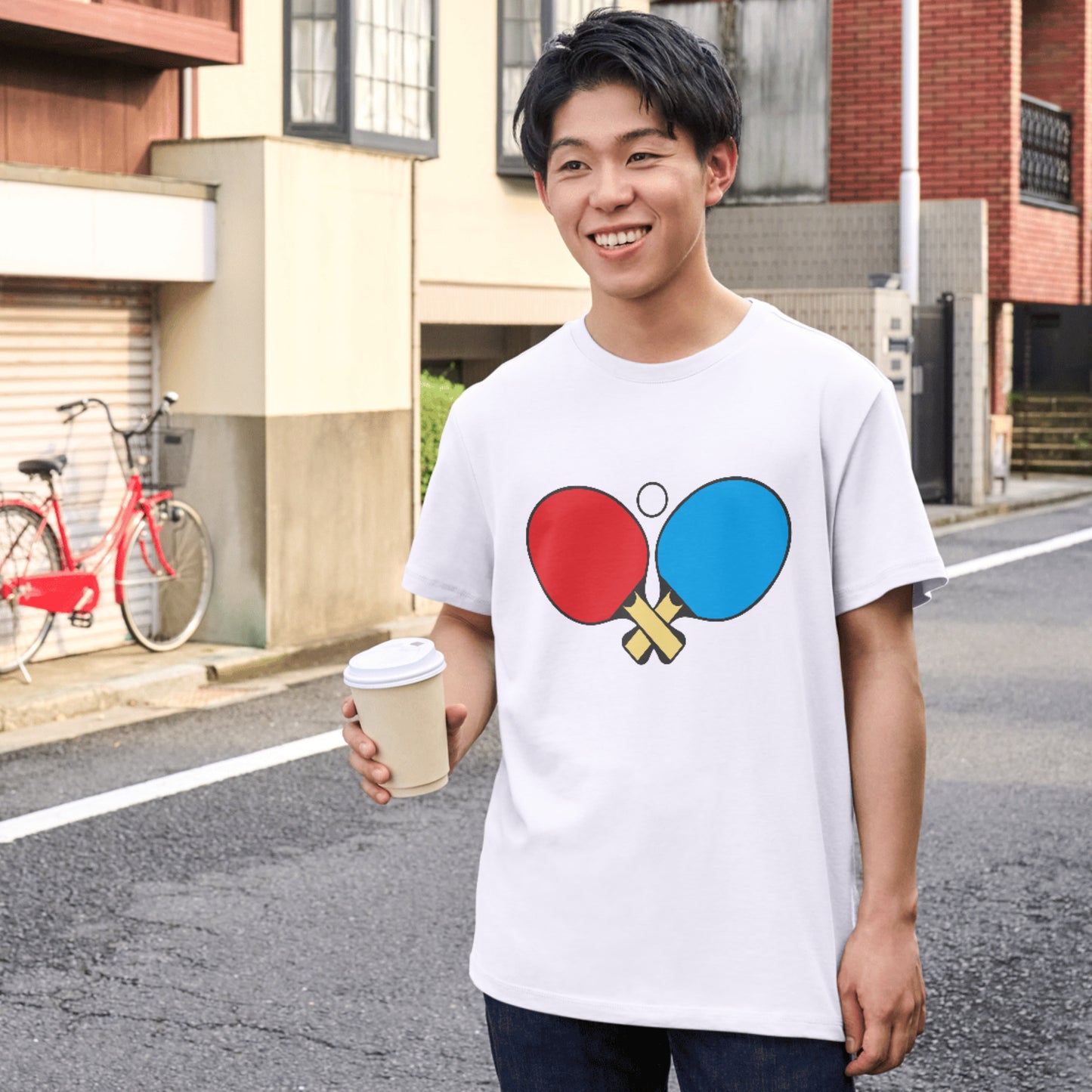 Creative vector design of table tennis paddles for crafts