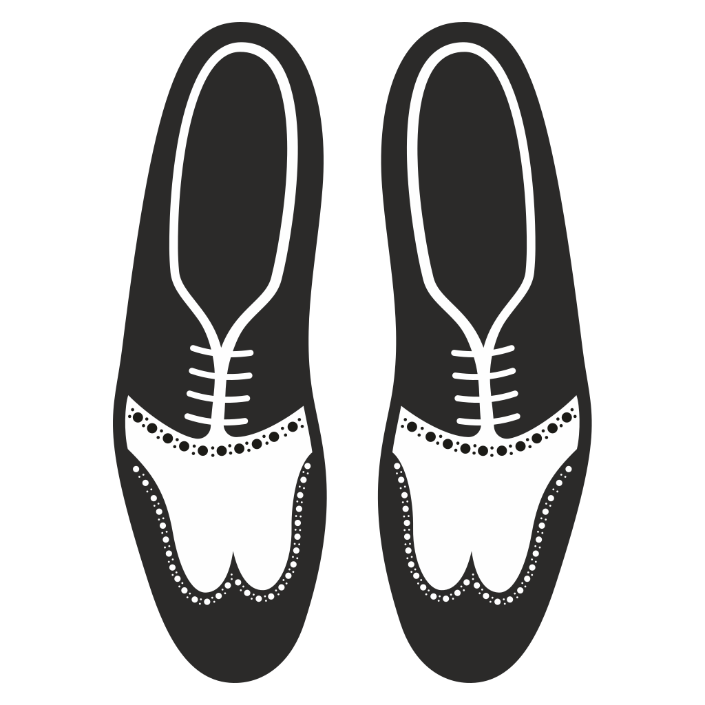 Elegant tango shoes design for creative cutting projects