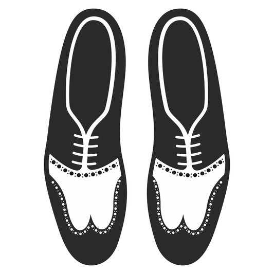 Elegant tango shoes design for creative cutting projects