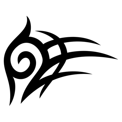 Intricate tribal design for creative cutting machine projects