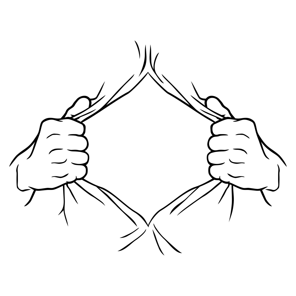 Creative tear away design for cutting machines