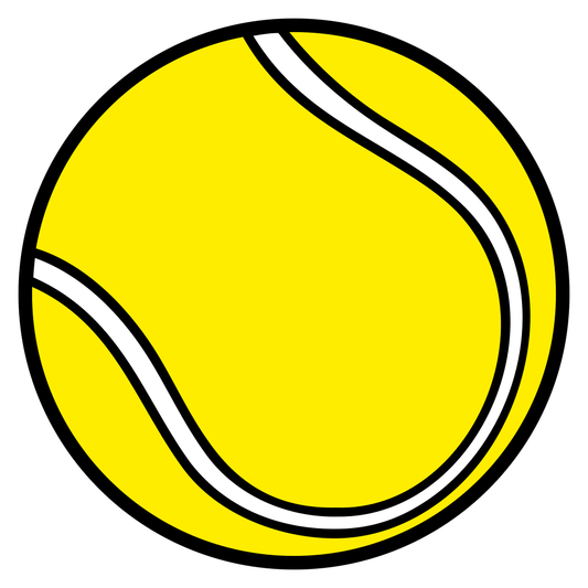 Creative tennis ball vector design for cutting machine art