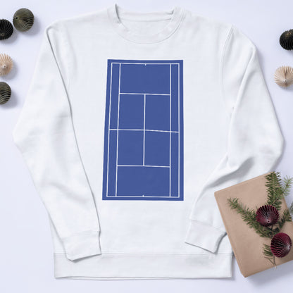 Creative tennis court vector design for cutting machines