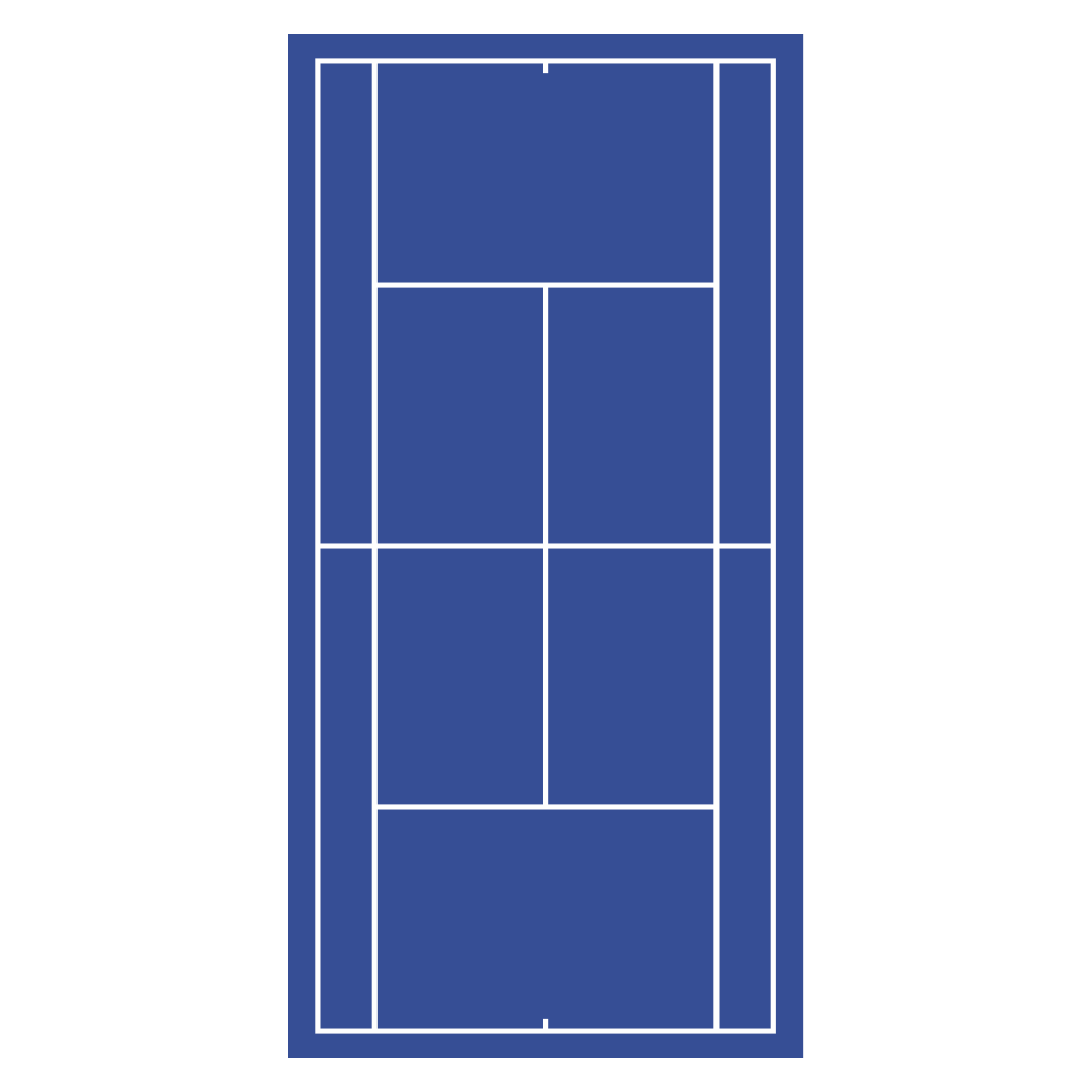 Creative tennis court vector design for cutting machines