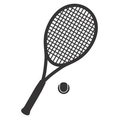 Tennis racquet design for creative cutting machine projects
