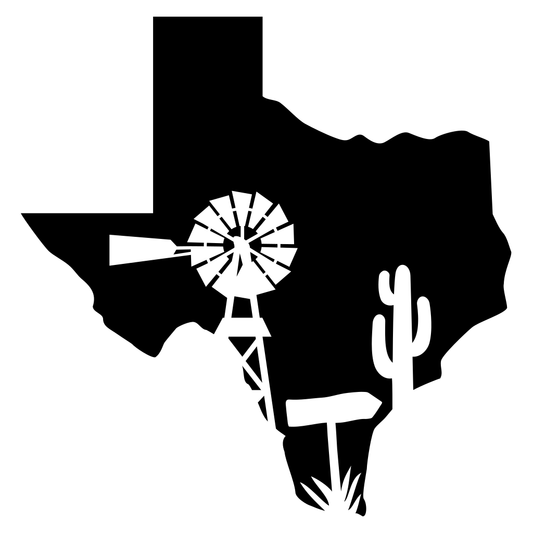 Explore the charm of Texas with a detailed vector map design