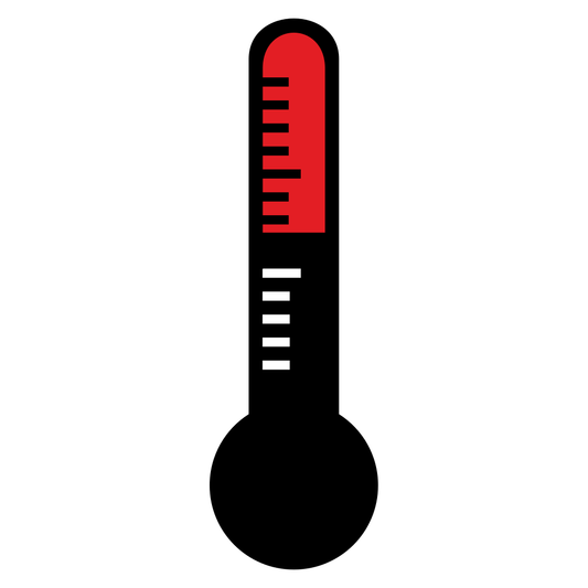 Creative thermometer design for cutting machines in SVG format