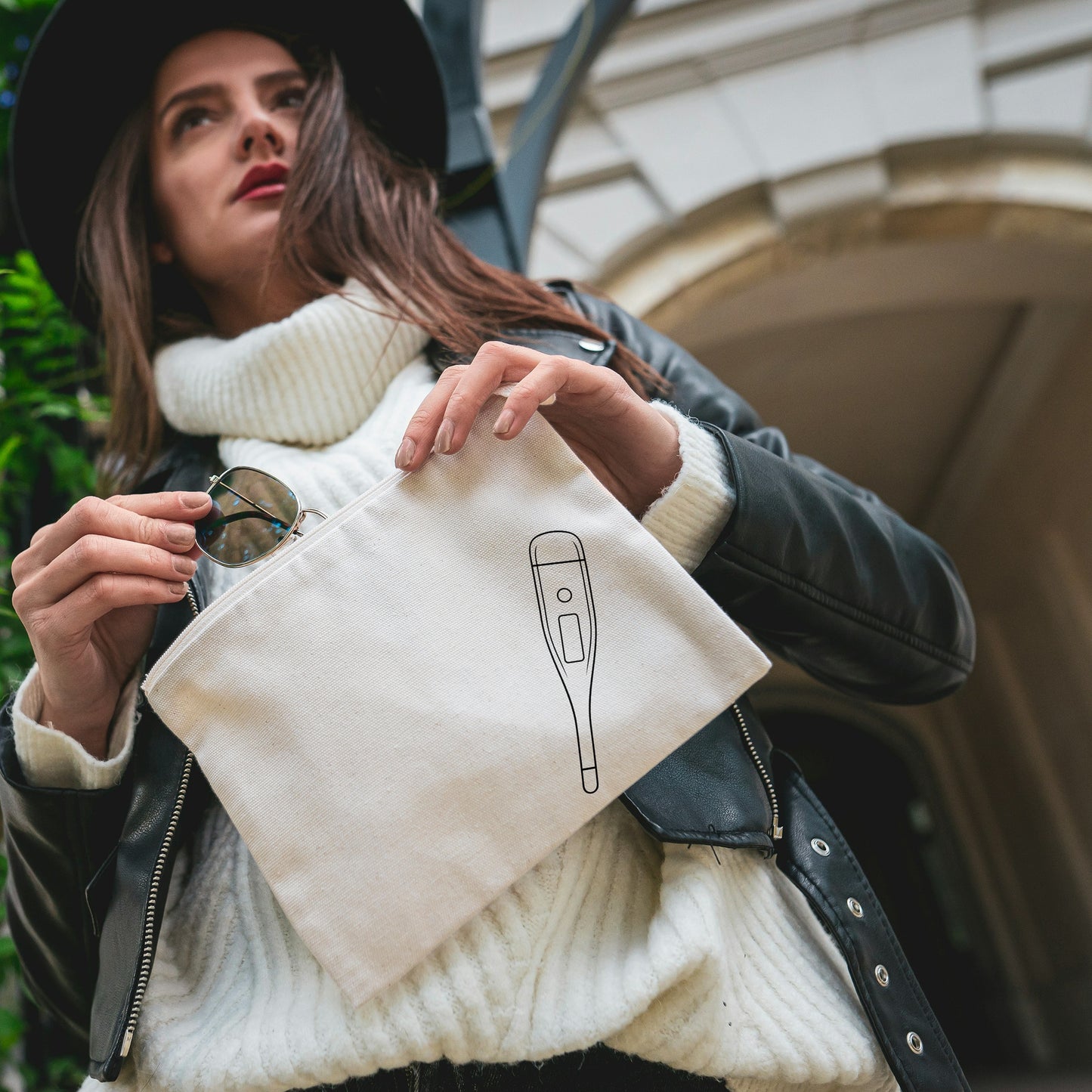 Stylish black thermometer vector design for creative projects