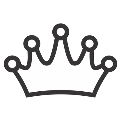 Creative crown design for cutting machine projects