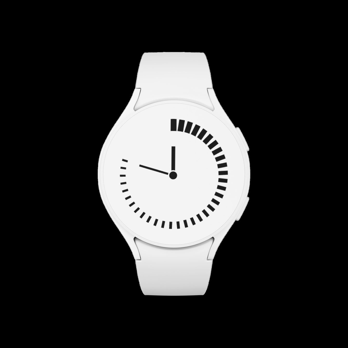 Unique time icon for creative projects and designs
