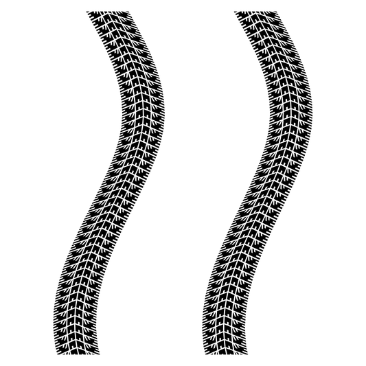 Tire track vector design for crafting projects