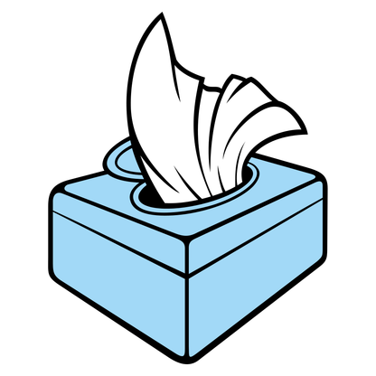 Creative vector design of a tissue box for cutting machines