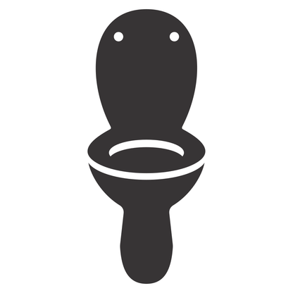 Creative vector design of a minimalist toilet pot for crafting