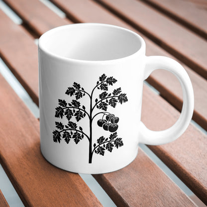 Creative tomato plant vector for crafting and cutting machines