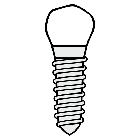 Unique vector design of a simple screw for crafting projects