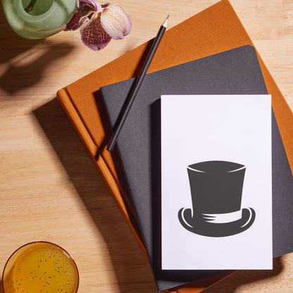 Elegant top hat design for cutting machines and crafts