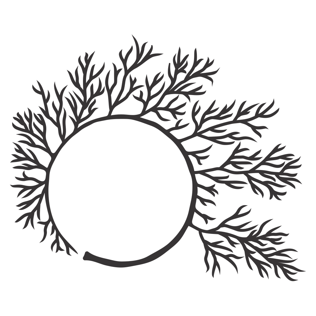 Unique tree monogram frame design for crafting enthusiasts