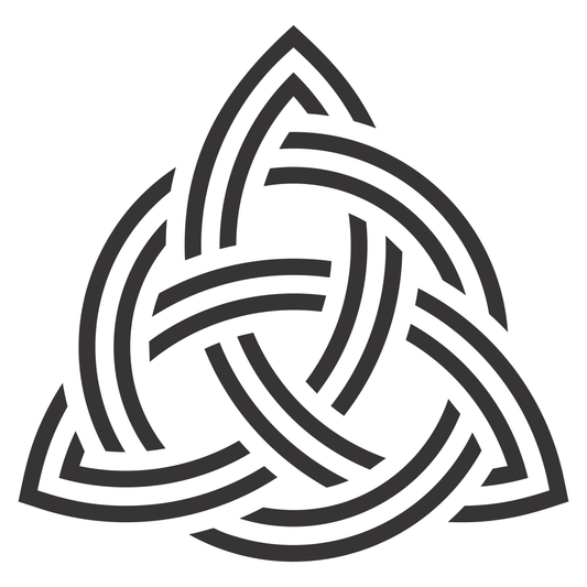 Intricate trinity knot design for creative projects