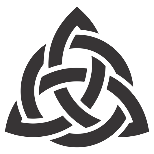 Intricate knot design for creative cutting projects