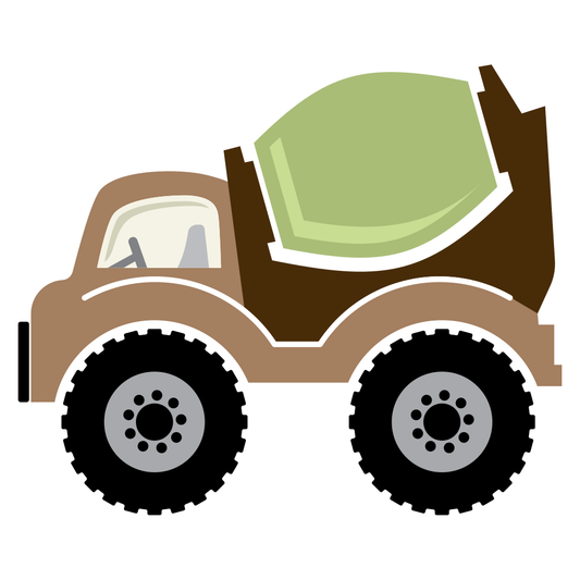 Creative vector truck design for crafting and cutting projects
