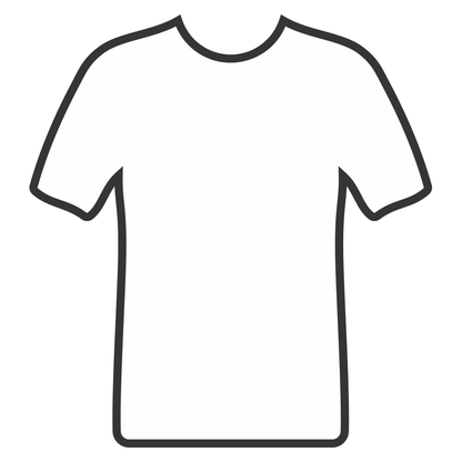 Creative T-shirt blank design for cutting machines