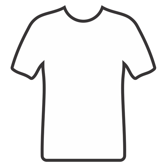 Creative T-shirt blank design for cutting machines