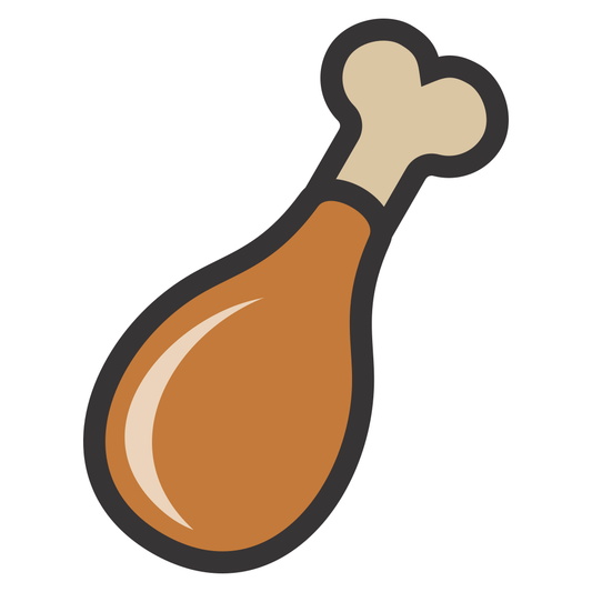 Delicious turkey leg vector design for crafting enthusiasts