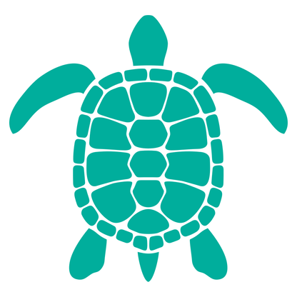 Creative turtle design for cutting machines and crafts