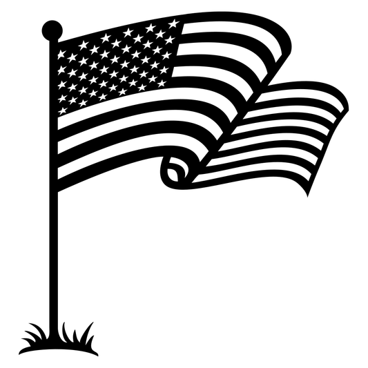 Celebrate freedom with a patriotic USA flag design for crafts