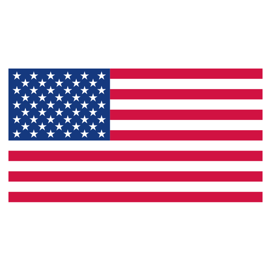 Celebrating freedom with a transparent USA flag design