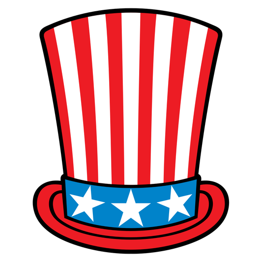 Craft stylish USA top hats for celebration!
