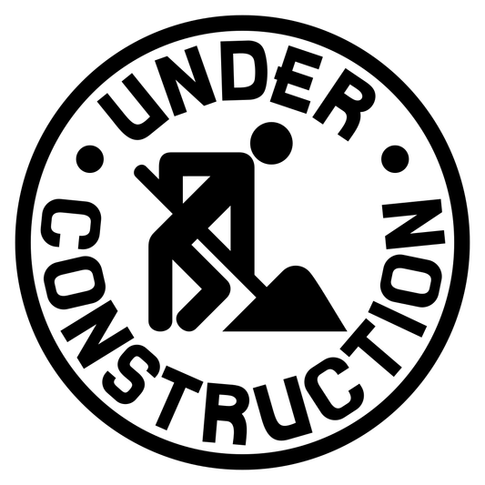 Construction sign vector graphic for creative projects