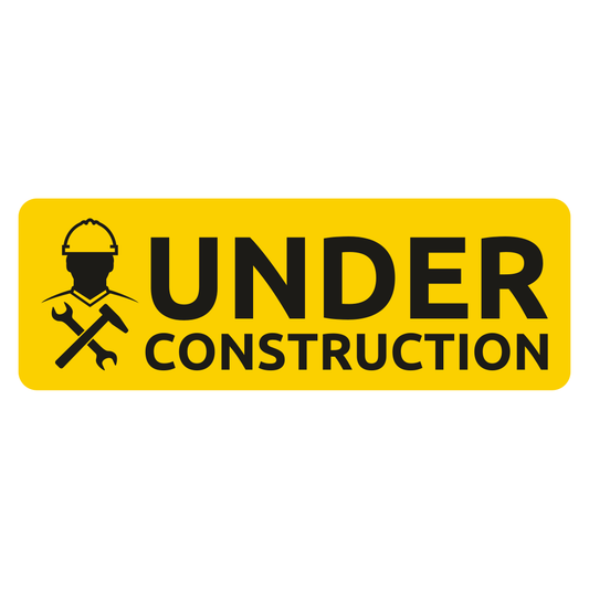 Creative construction sign design for cutting machines