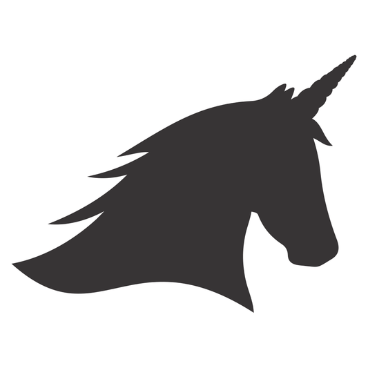 Enchanting unicorn silhouette perfect for crafting and design