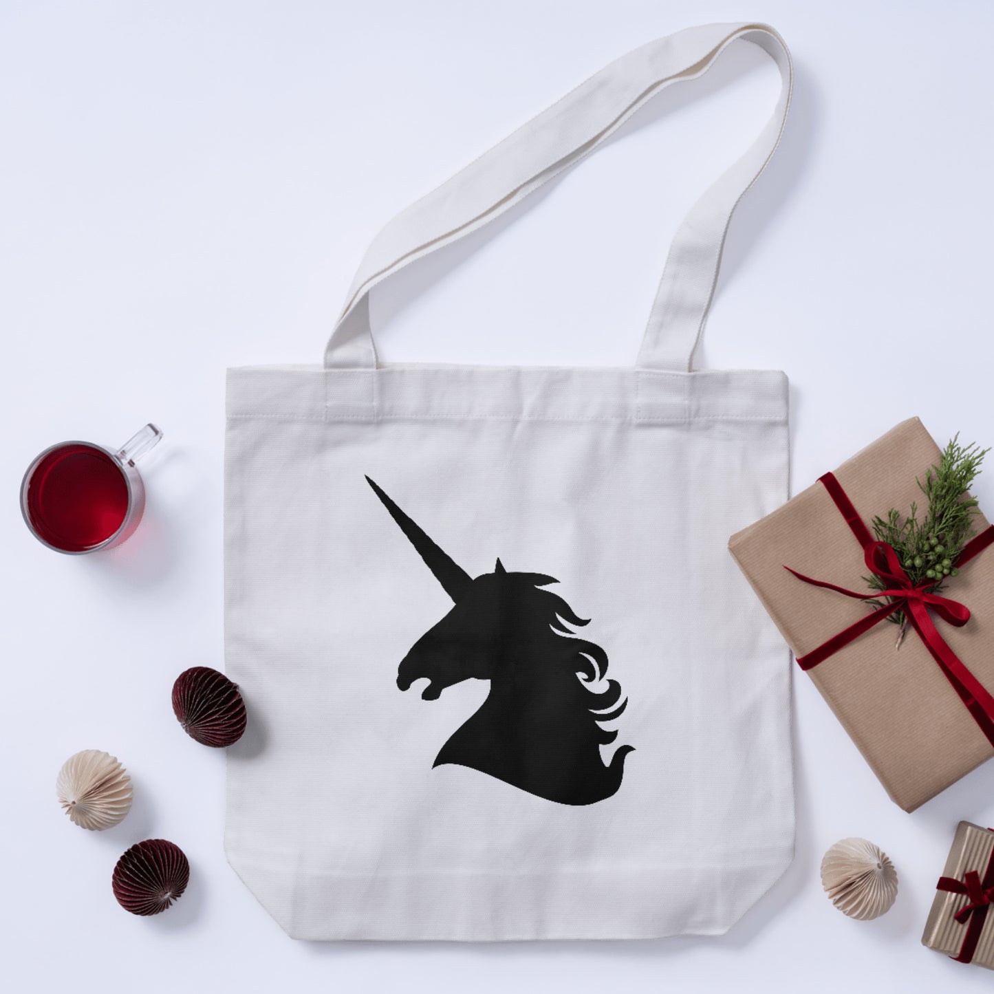 Enchanting unicorn head silhouette for creative projects