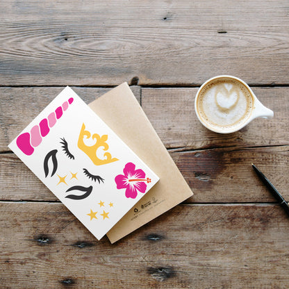 Create enchanting crafts with a whimsical unicorn kit set