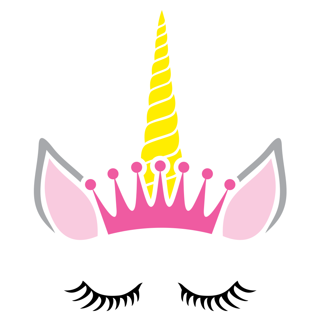 Enchanting unicorn princess design perfect for crafting