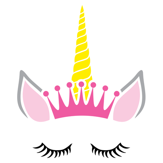Enchanting unicorn princess design perfect for crafting