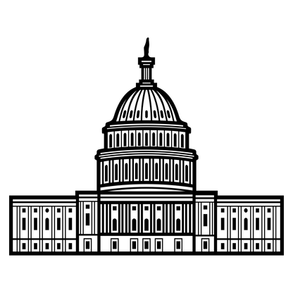 Capitol vector design for cutting machine