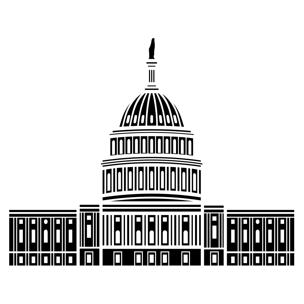 Stunning vector design of the United States Capitol building
