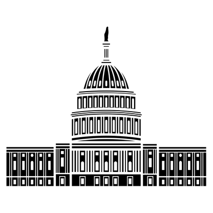 Stunning vector design of the United States Capitol building