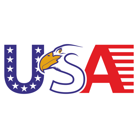 Creative USA eagle flag design for cutting machines