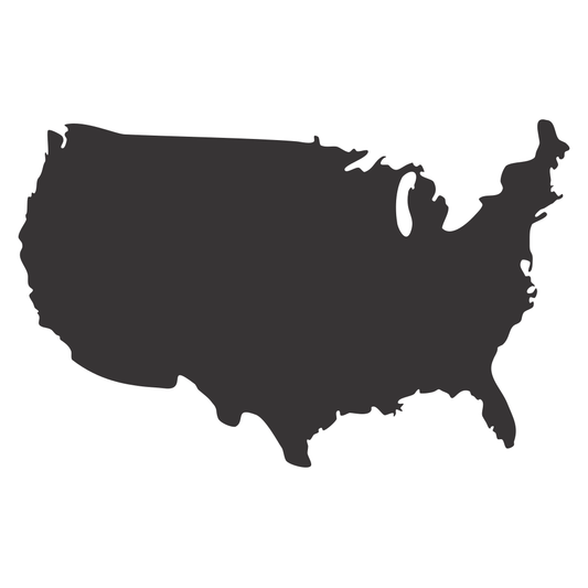 Creative US map vector for cutting machine projects
