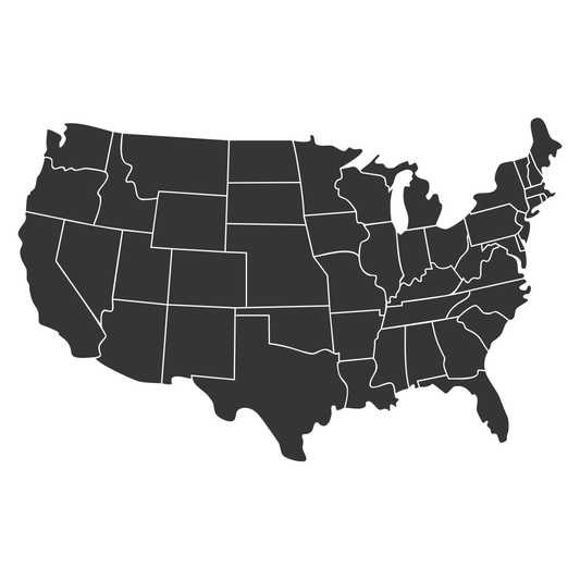 Creative cutting machine vector design of the United States