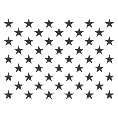 Creative usa stars flag design for cutting machines