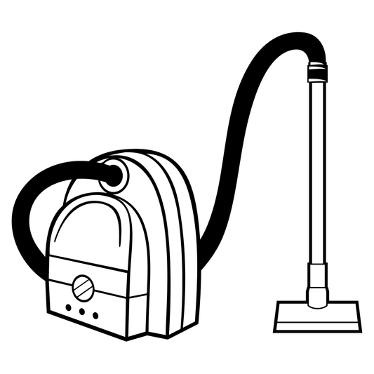 Stylish SVG vacuum cleaner design for crafters